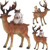 Rendier staand 17cm 2ass - Nampook