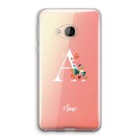 Pink Bouquet: HTC U Play Transparant Hoesje