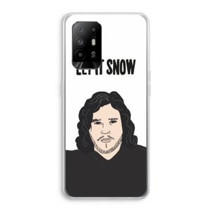 Let It Snow: Oppo A95 5G Transparant Hoesje