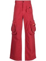 Heron Preston pantalon cargo à patch logo - Rouge - thumbnail