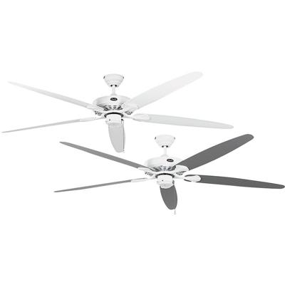 CasaFan CLASSIC ROYAL 180 WE Plafondventilator 61 W (Ø x h) 180 cm x 275 mm Wit-lak