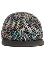 Giuseppe Zanotti casquette Cohen à sequins brodés - Noir Giuseppe Zanotti casquette Cohen à sequins brodés - Noir