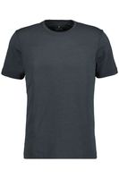 RAGMAN Soft Knit Regular Fit T-Shirt ronde hals leisteen, Effen