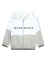 Givenchy Kids hoodie superposé à logo imprimé - Blanc - thumbnail