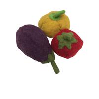 Papoose Toys Papoose Toys Vegetable Capsicum, Eggplant, Tomato