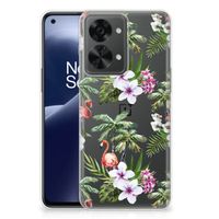 OnePlus Nord 2T TPU Hoesje Flamingo Palms