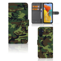 Samsung Galaxy M14 Telefoon Hoesje Army Dark