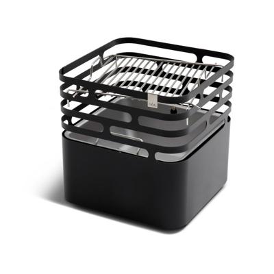 Höfats CUBE Vuurkorf zwart-BBQ Set