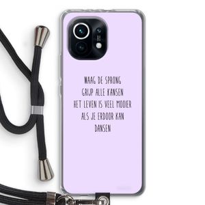 Sprong: Xiaomi Mi 11 Transparant Hoesje met koord