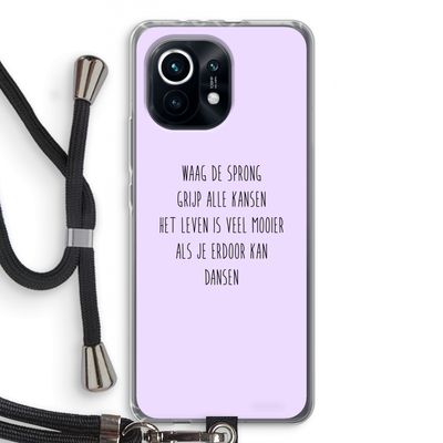 Sprong: Xiaomi Mi 11 Transparant Hoesje met koord