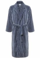 Van Dyck herenbadjas blauw klassiek streepdessin-xl - thumbnail
