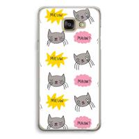Meow: Samsung Galaxy A5 (2016) Transparant Hoesje