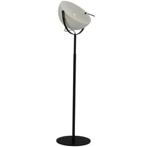 Masterlight Landelijke vloerlamp Larino 50 175cm zwart met wit 1104-06-06