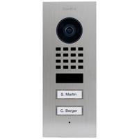 DoorBird D1102V Unterputz Buitenunit voor Video-deurintercom via WiFi WiFi, LAN RVS V2A (geborsteld)