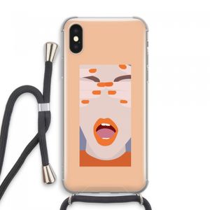 Surprise: iPhone XS Max Transparant Hoesje met koord