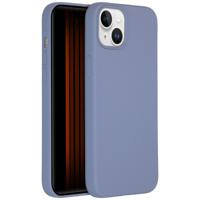 Accezz Liquid Silicone Backcover met MagSafe iPhone 15 Plus Telefoonhoesje Grijs