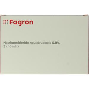 Fagron Natriumchloride neusdruppels 0.9% 10ml