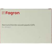 Fagron Natriumchloride neusdruppels 0.9% 10ml Fagron Natriumchloride neusdruppels 0.9% 10ml