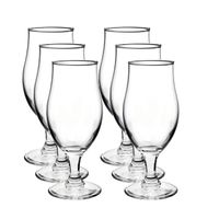 24x Speciaal bierglazen/tulpglazen transparant 375 ml Executive