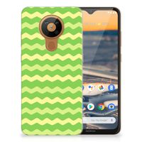 Nokia 5.3 TPU bumper Waves Green