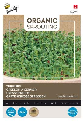 Bio knip en eet tuinkers - Buzzy