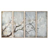 Schilderij Home ESPRIT Blauw Wit Bruin Orientaals 200 x 2,5 x 120 cm