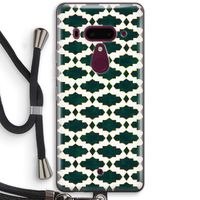 Moroccan tiles: HTC U12+ Transparant Hoesje met koord