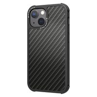 Black Rock Cover Robust Real Carbon Voor Apple IPhone 13 Mini Zwart