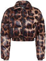 Philipp Plein gilet long à imprimé léopard - Marron - thumbnail