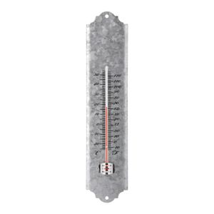 Buiten thermometer oud zink 30 cm   -