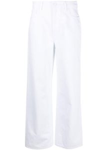 Raf Simons jean droit à taille haute - Blanc