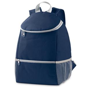 Koeltas rugtas/rugzak 28 x 14 x 34 cm - 10 liter - Blauw - Koeltassen - Koelrugzak