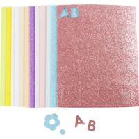 Creativ Company Foam vellen, afm 14x25 cm, dikte 2 mm, pastelkleuren, 12 vel/ 1 doos