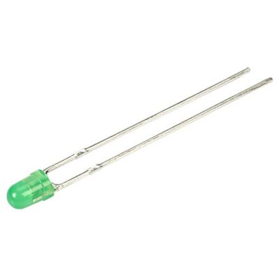 Kingbright L-7104LGD Bedrade LED Groen Rond 3 mm 2 mcd 40 ° 25 mA 1.9 V