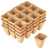 Connex Bio-Potje Vierkant (4Xstrip) 48St - FLOR79115 Connex Bio-Potje Vierkant (4Xstrip) 48St - FLOR79115