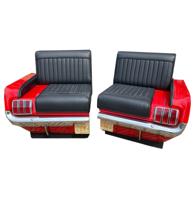 1965 Ford Mustang Seats (set van 2) - Van Een Echte Auto