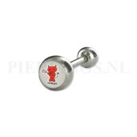 Tongpiercing logo Horny Devil Tongpiercing logo Horny Devil