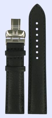 Horlogeband Tissot T014427 - T600027690 Leder Zwart 20mm