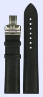 Horlogeband Tissot T014427 - T600027690 Leder Zwart 20mm