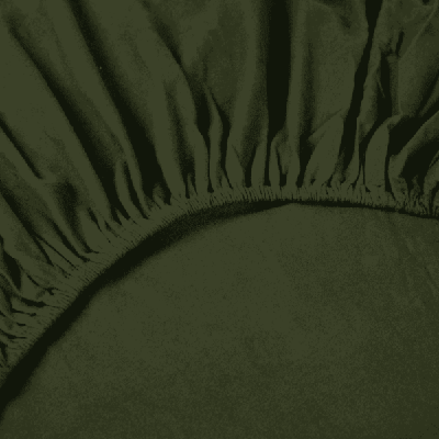 Kayori Nagano Flanel Hoeslaken GKayori Nagano Flanel Hoeslaken Groen 80-90x200 Showmodel roen 80-90x200