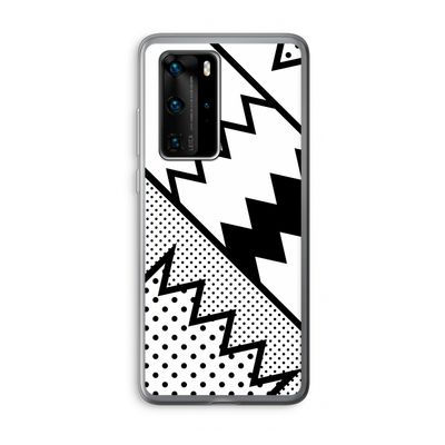 Pop Art #5: Huawei P40 Pro Transparant Hoesje