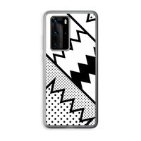 Pop Art #5: Huawei P40 Pro Transparant Hoesje