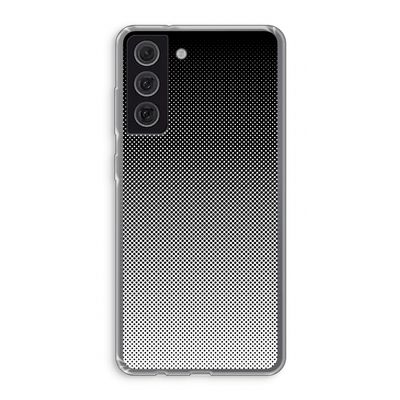 Musketon Halftone: Samsung Galaxy S21 FE Transparant Hoesje