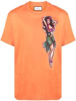 Philipp Plein t-shirt imprimé à manches courtes - Orange - thumbnail