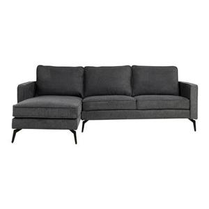 by fonQ Milan Chaise Longue 3-zitsbank - Links / Rechts - Linnen - Antraciet