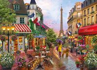 Clementoni puzzel Flowers in Paris - 1000 stukjes - thumbnail