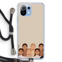 Girls girls girls: Xiaomi Mi 11 Lite Transparant Hoesje met koord