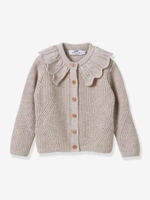 Babyvestje van wol CYRILLUS beige