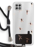 Dancing #1: Samsung Galaxy A22 4G Transparant Hoesje met koord