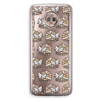 Slapende poes: Motorola Moto G6 Transparant Hoesje Slapende poes: Motorola Moto G6 Transparant Hoesje
